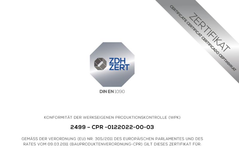 EN 1090 Zertifikat
